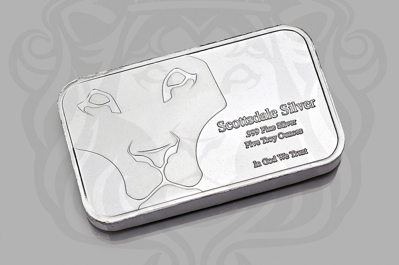 Scottsdale 5oz Pure Silver 'Prey' Bar