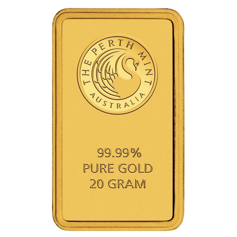 20g Gold Kangaroo Perth Mint Minted Bar