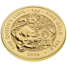 2026 Queen's Lion - Tudor Beasts 1oz Gold Coin