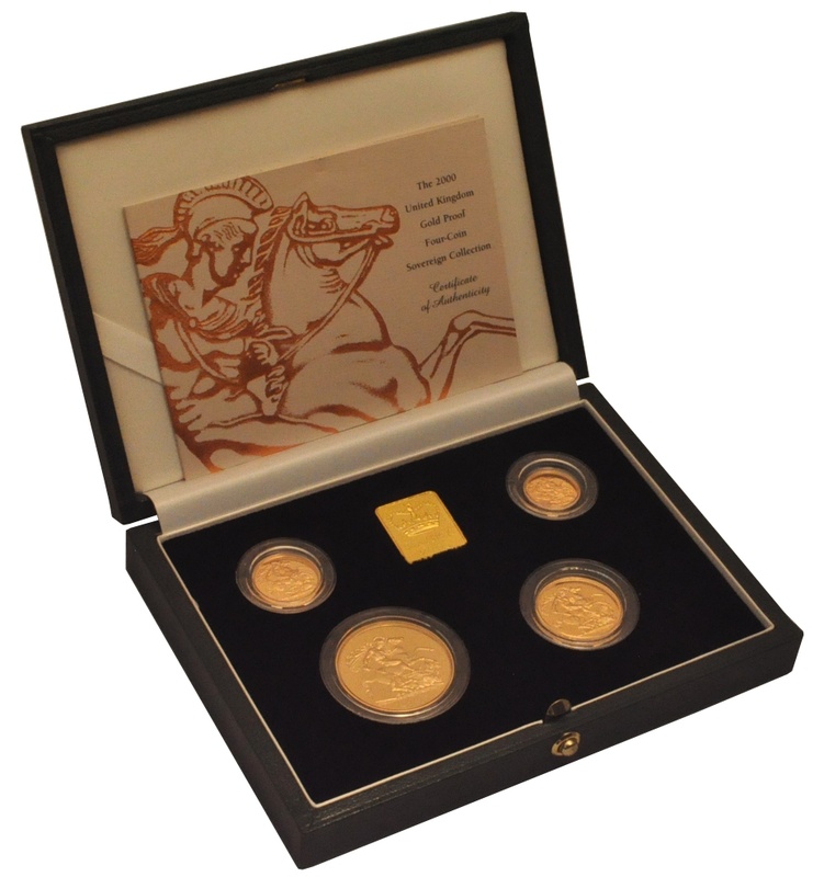 2000 Gold Proof Sovereign Four Coin Set