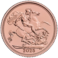 2025 Last of the Rose Gold Sovereign in a Gift Box
