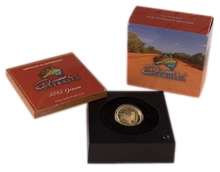 Boxed Perth Mint 2012 Discover Australia – Goanna 1/2oz Gold Coin