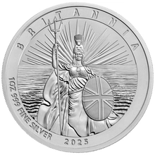 2025 Britannia Fractional Silver Reverse Proof Frosted Set Boxed