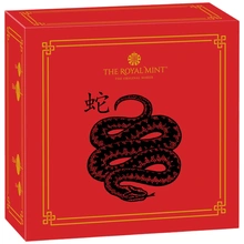 2025 Royal Mint 1oz Year of the Snake Proof Gold Coin Boxed