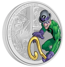 2023 The Riddler DC Villains 1oz Proof Silver Coin