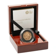 2020 Dinosaurs Collection Iguanodon Fifty Pence Proof Gold Coin Boxed