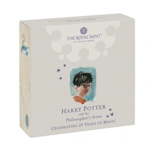 2022 Proof 50p Silver Coin 25th Anniversary of Harry Potter Boxed