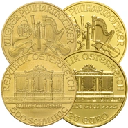 Quarter Ounce Gold Austrian Philharmonic