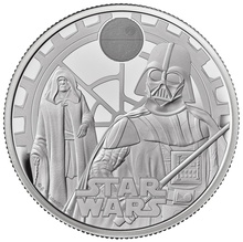2023 Star Wars - Darth Vader & Emperor Palpatine 1oz Proof Silver Coin Boxed