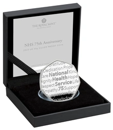2023 Proof 50p Silver Coin 75 Years of the NHS Boxed