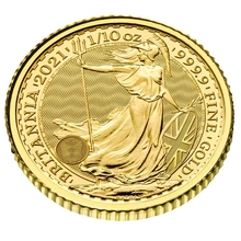 2021 Tenth Ounce Gold Britannia