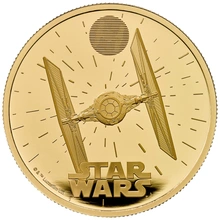 2024 1oz TIE Fighter Star Wars Proof Gold Coin Boxed