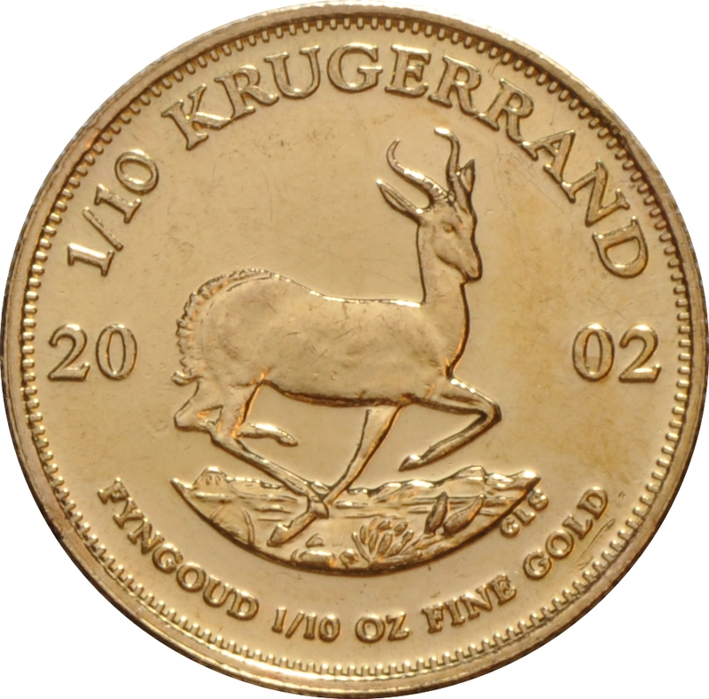 2002 1/10oz Krugerrand Gold Coin