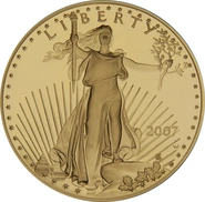 2007 Proof American Eagle Gold Coin 1oz