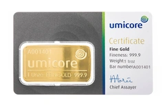 1oz Gold Bars