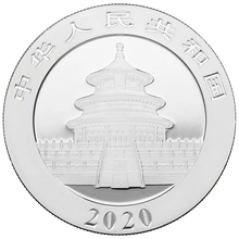 2020 30g Chinese Panda Silver Coin