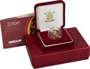 Gold Proof 2006 Half Sovereign Boxed