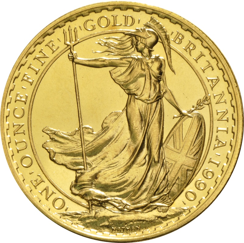1990 Gold Britannia One Ounce Coin