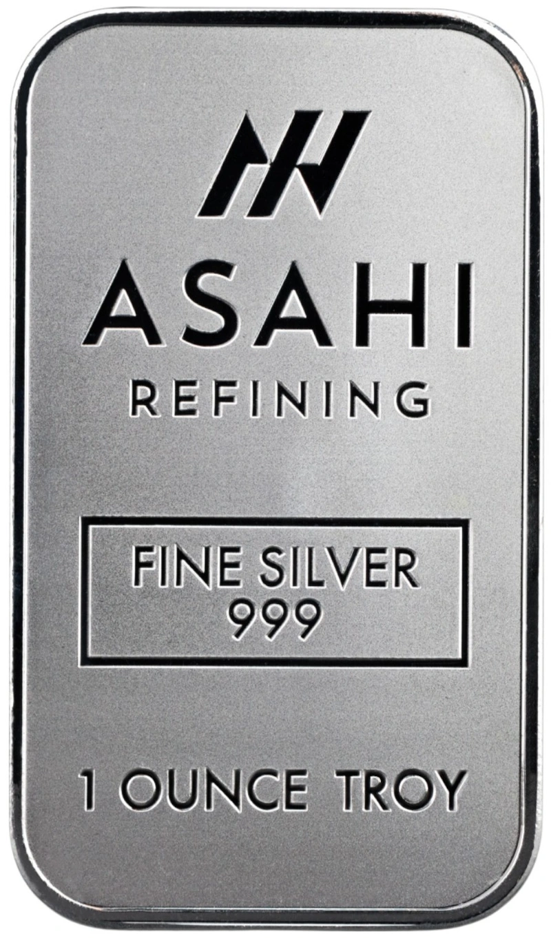1oz Silver Bar Asahi Minted