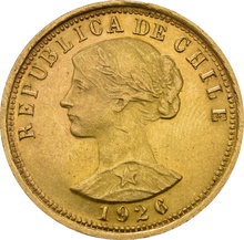 Chilean 100 Pesos Gold Coin