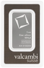 1oz Silver Bar Valcambi