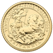 2009 1/10oz Gold Britannia Coin
