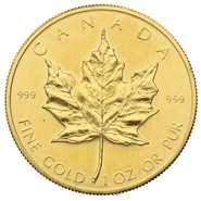 1981 1oz Canadian Maple Gold Coin