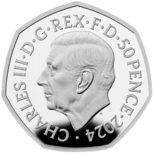 2024 The Snowman Fifty Pence Proof Silver Coin Boxed
