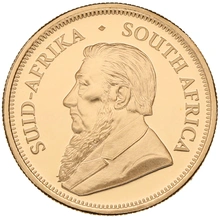 2017 Proof Quarter Ounce Krugerrand Gold Coin 50th Anniversary privy mark