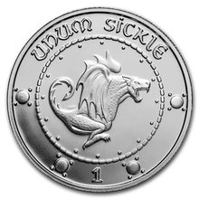 Harry Potter Pure Silver Sickle 1oz Round