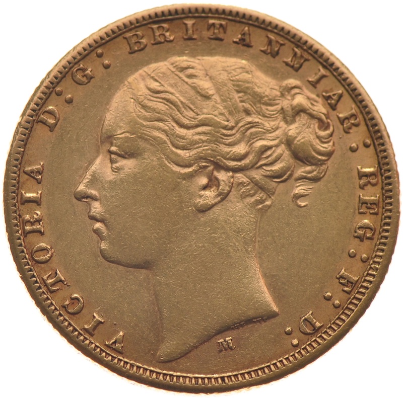 1868 Half Gold Sovereign