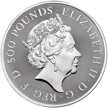 2021 1kg Queen's Beasts Completer Silver Coin