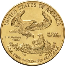 1998 1oz American Eagle Gold Coin
