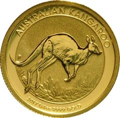 2017 1/4oz Australian Kangaroo Gold Nugget Coin