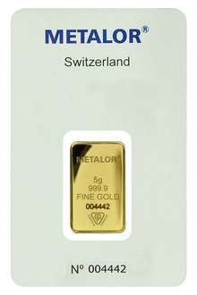 5g Gold Bar Metalor