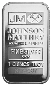 1oz Silver Bar Grade B