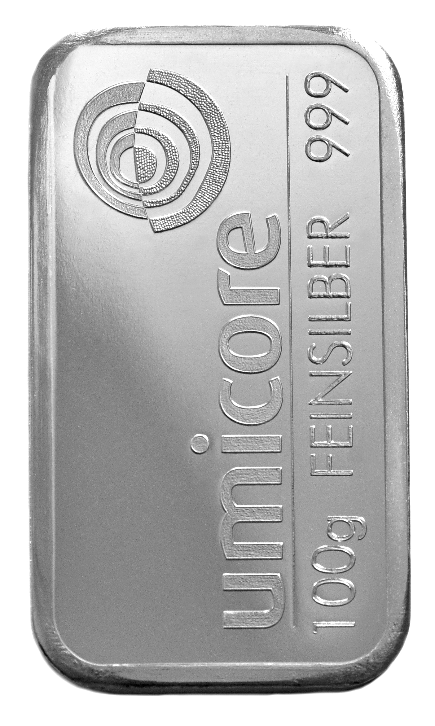 Umicore 100 Gram Silver Bar