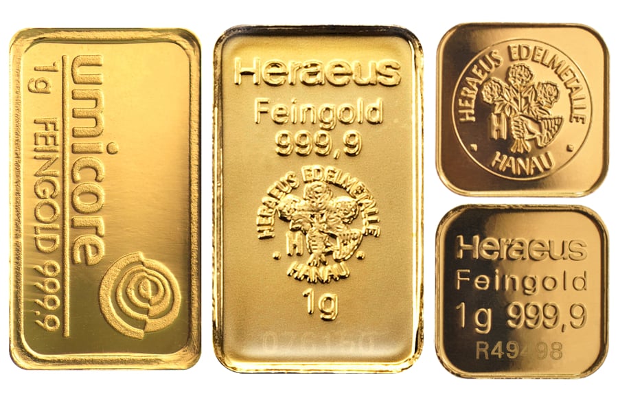 Sell 1 Gram Gold Bars Up to 44 € Sell 1g Gold Bars at Market Leading Prices BullionByPost