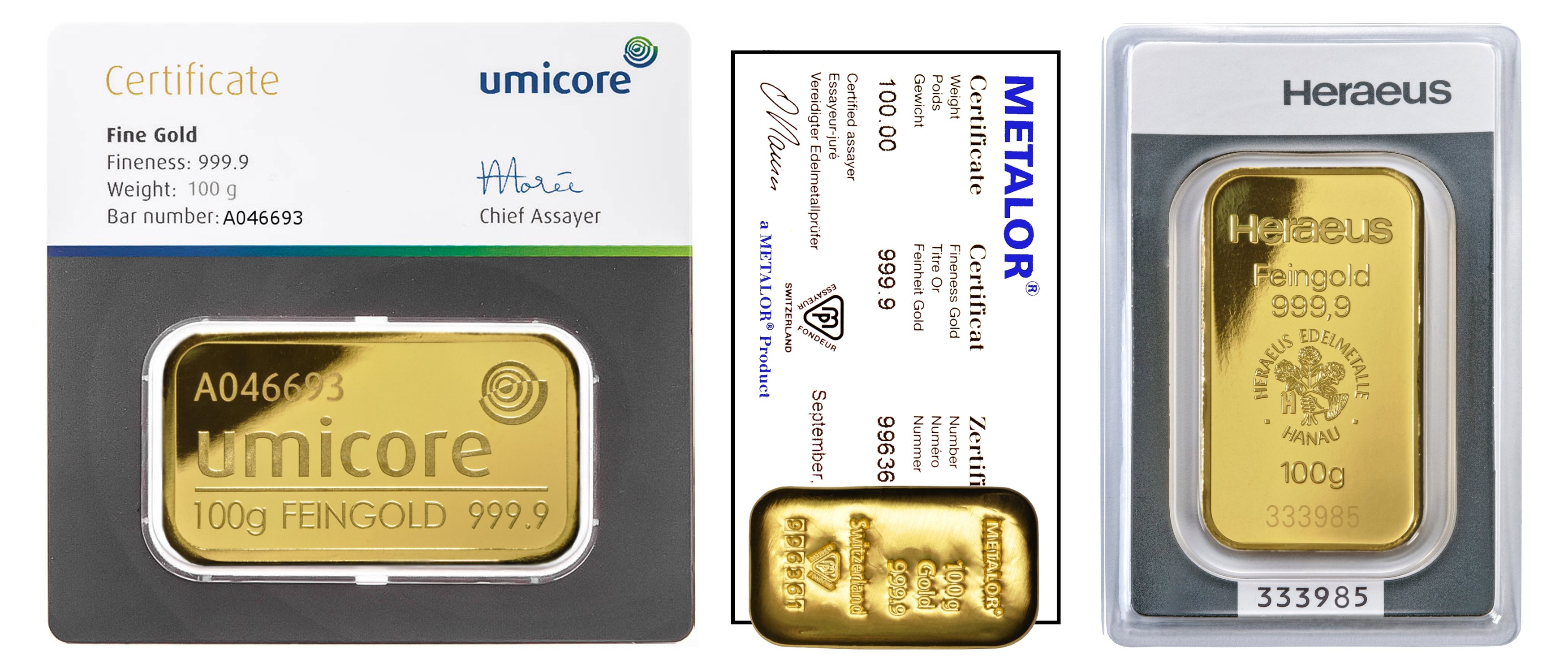 100g Gold Bars Best Value
