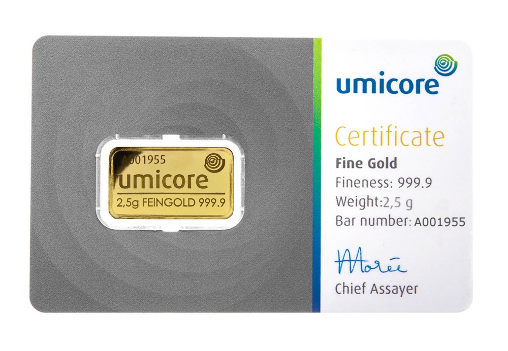 2.5 Gram Gold Bar Best Value