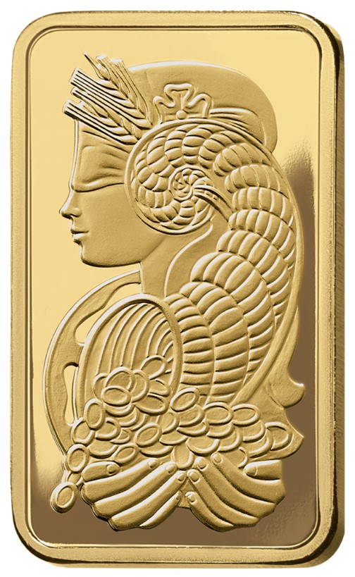 PAMP 5oz Gold Bar Minted