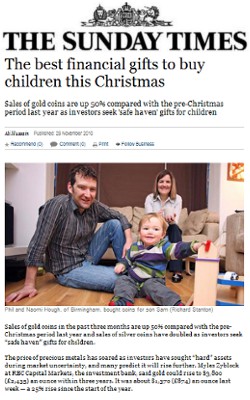 The best financial gifts to buy children this Christmas - Gold bullion The best financial gifts to buy children this Christmas - Gold bullion