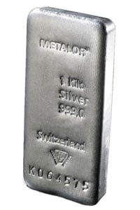 1kg Silver Bar